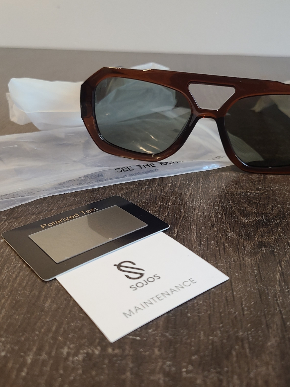 Sojos Women's Brown Polarized Sunglasses